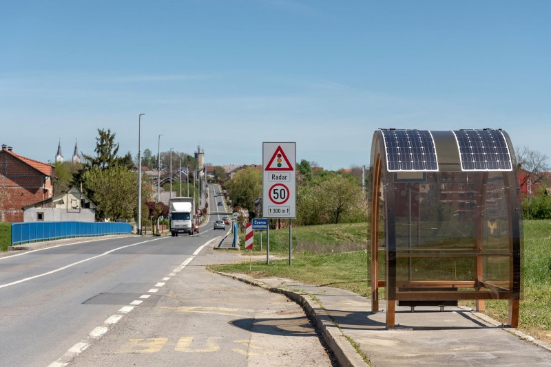 ČAZMANSKO ČUDO Postavili 'pametnu' autobusnu nadstrešnicu