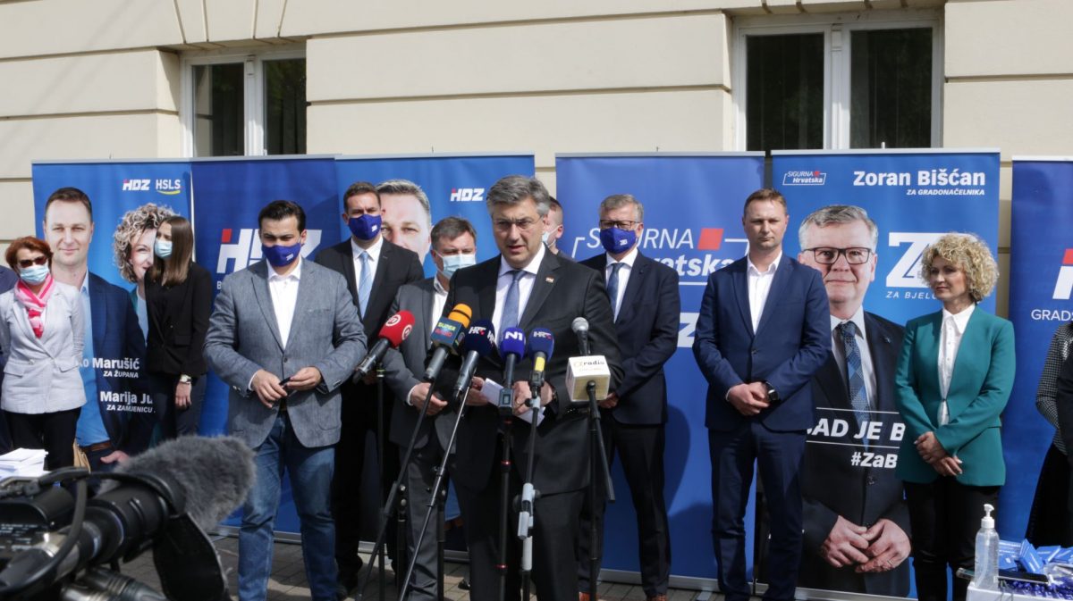 Plenkovićeva snažna potpora Marušiću za župana i drugim kandidatima HDZ-a u BBŽ