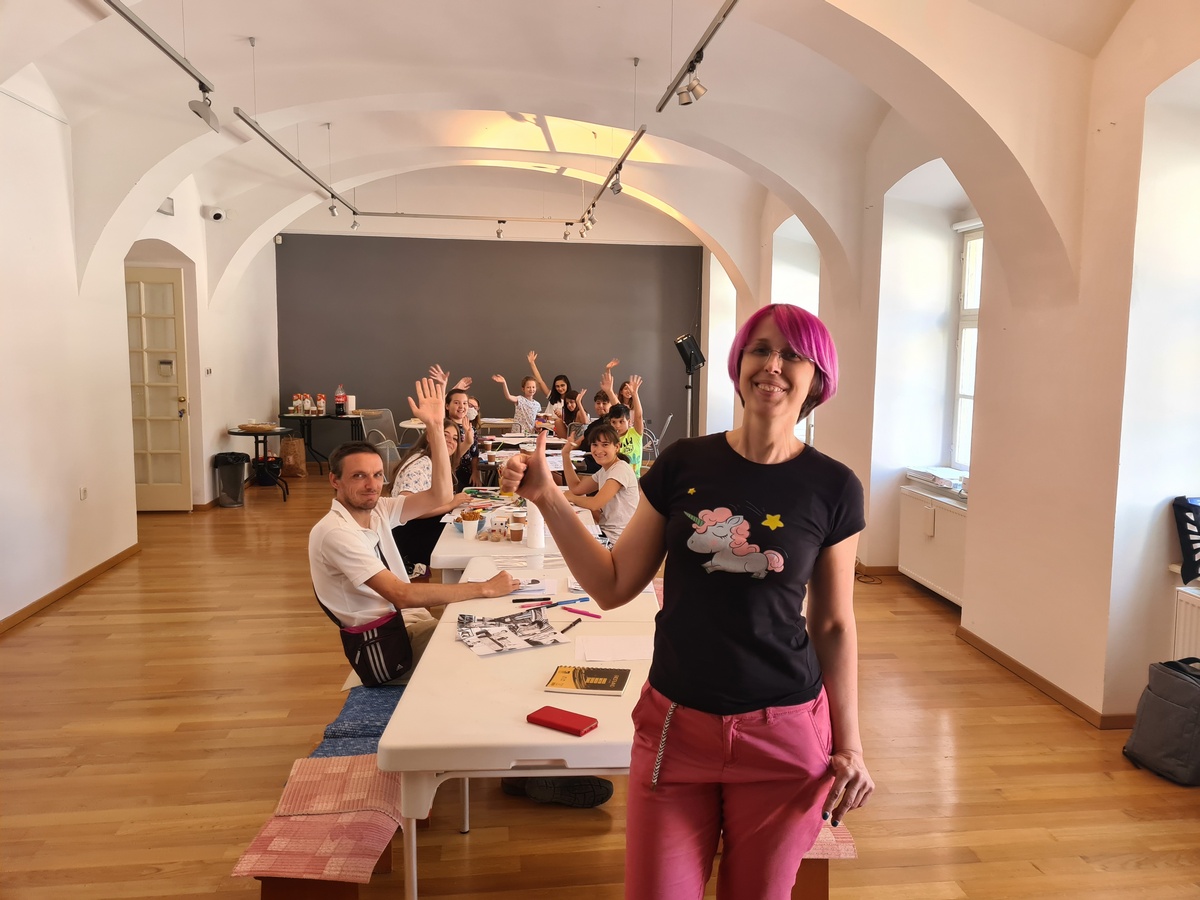 Polaznici kreativne radionice otkrili male tajne velike majstorice stripa