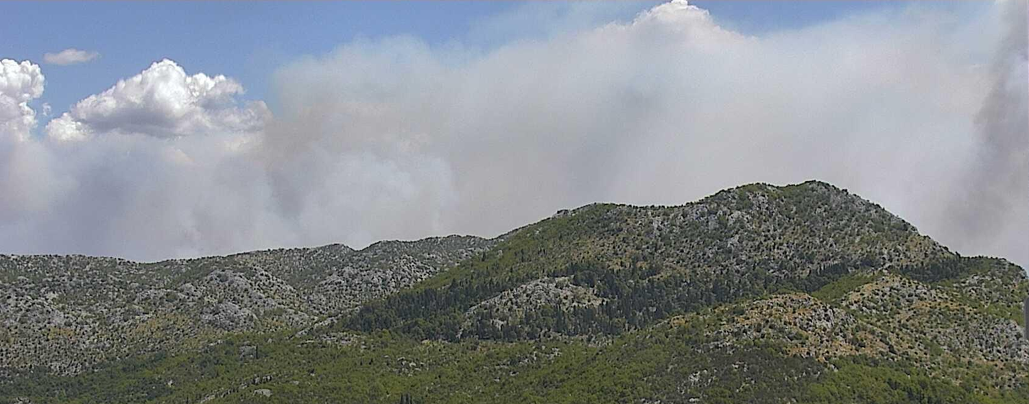 Požar iz BiH prešao na područje Hrvatske