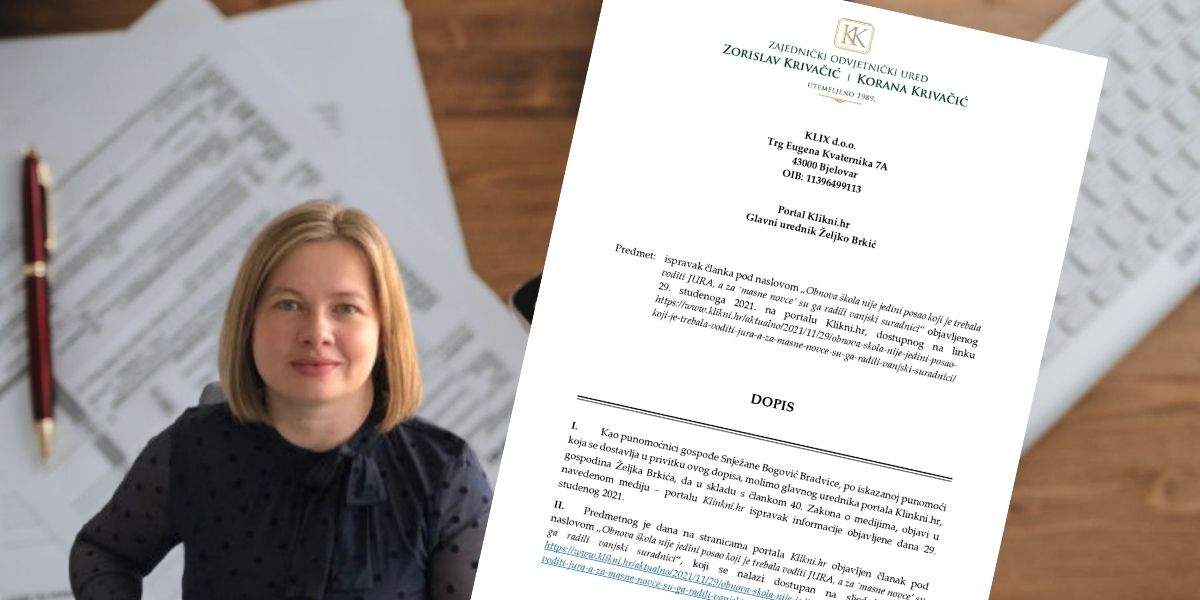 Bradvica: Bila sam šefica Odjela za strateško planiranje, ali nisam radila strategiju za BBŽ. I da, imamo pravo plaćati konzultante