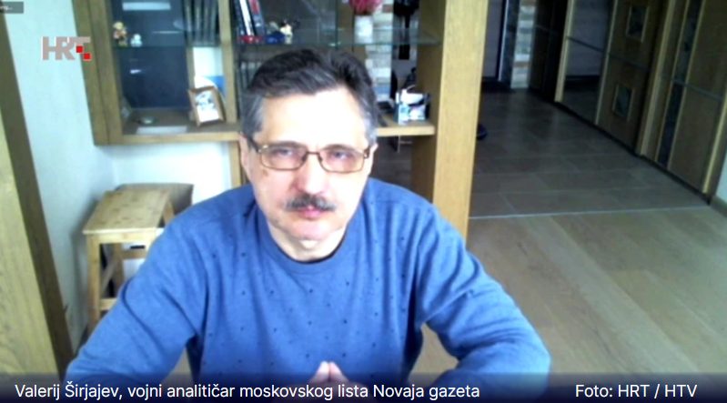 Tko lupeta gluposti, Valerij Širjajev iz Novaja gazete ili hrvatski TV analitičari?