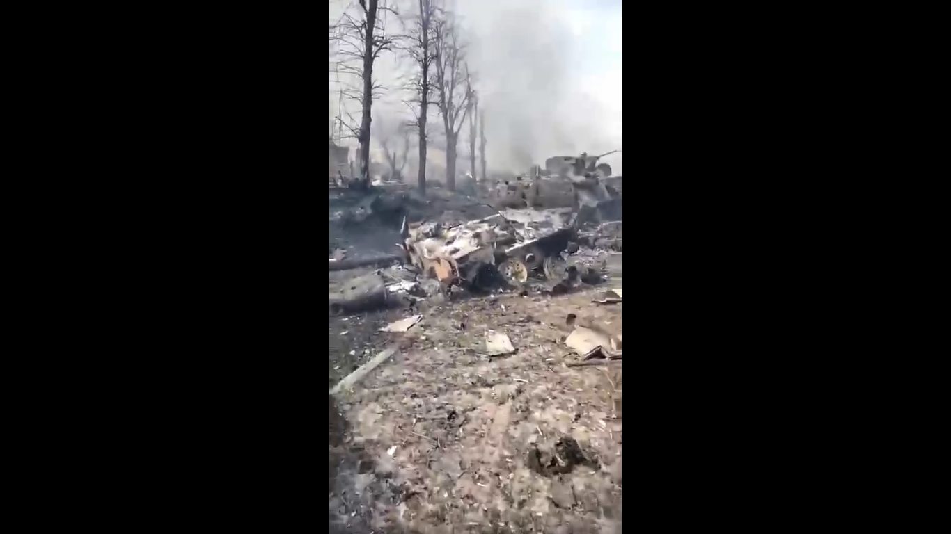 [VIDEO] Ukrajinci uništili rusku kolonu ispred Kijeva