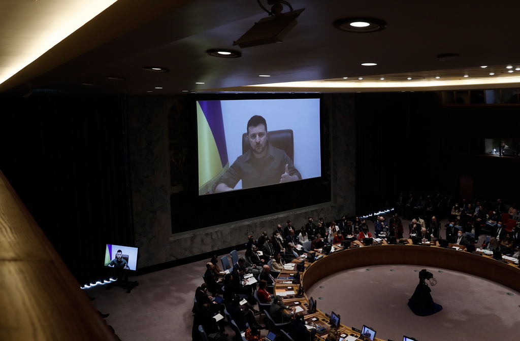 [VIDEO] Ukrajinski predsjednik na Vijeću sigurnosti prikazao uznemirujuću snimku