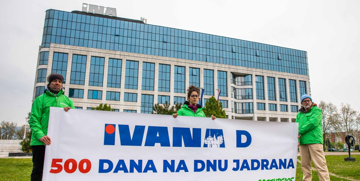 Greenpeace upozorio: "Ni nakon 500 dana ne znamo razlog potonuća platforme, ali znamo tko to želi zataškati i zašto"