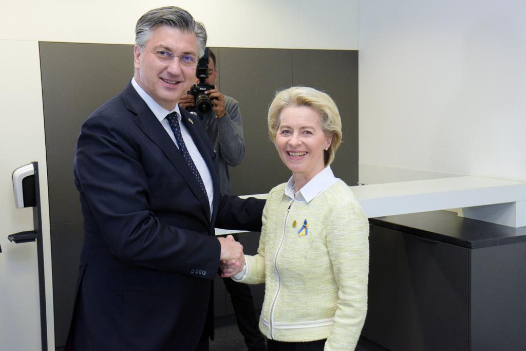 Premijer Plenković se čuo s Ursulom von der Leyen, evo o čemu su razgovarali