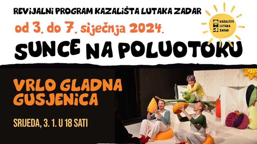 "Sunce na Poluotoku"-Festival lutkarstva od 3. do 7. siječnja