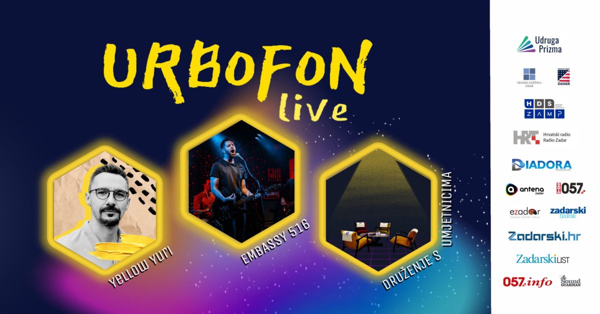 Urbofon Live u GKZ: Koncert Embassy 516 i izložba Yellow Yurija uz druženje sa Žarkom Dragojevićem