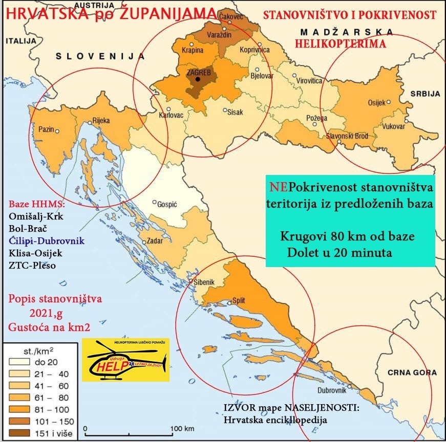 Vijećnica Mišković upozorava na nedostatke programa hitne helikopterske pomoći