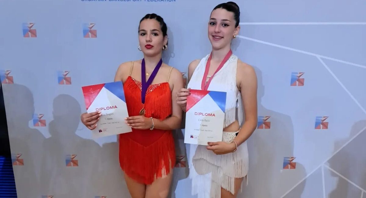 Cvita Bačić i Lea Brajica briljirale na bodovnom turniru u latino-američkim plesovima