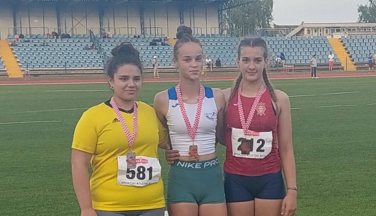 Tri zlata za Karlu i Natali: Zadarske kadetkinje vladarice staze i terena