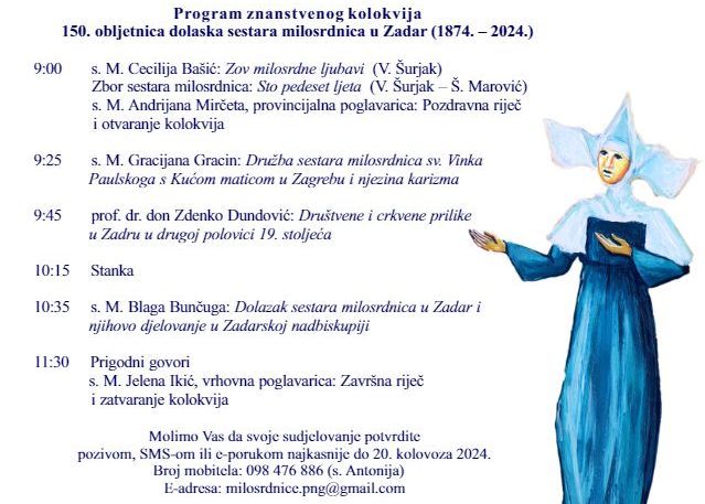 150. obljetnica dolaska sestara milosrdnica u Zadar: Znanstveni kolokvij i svečana misa zahvale