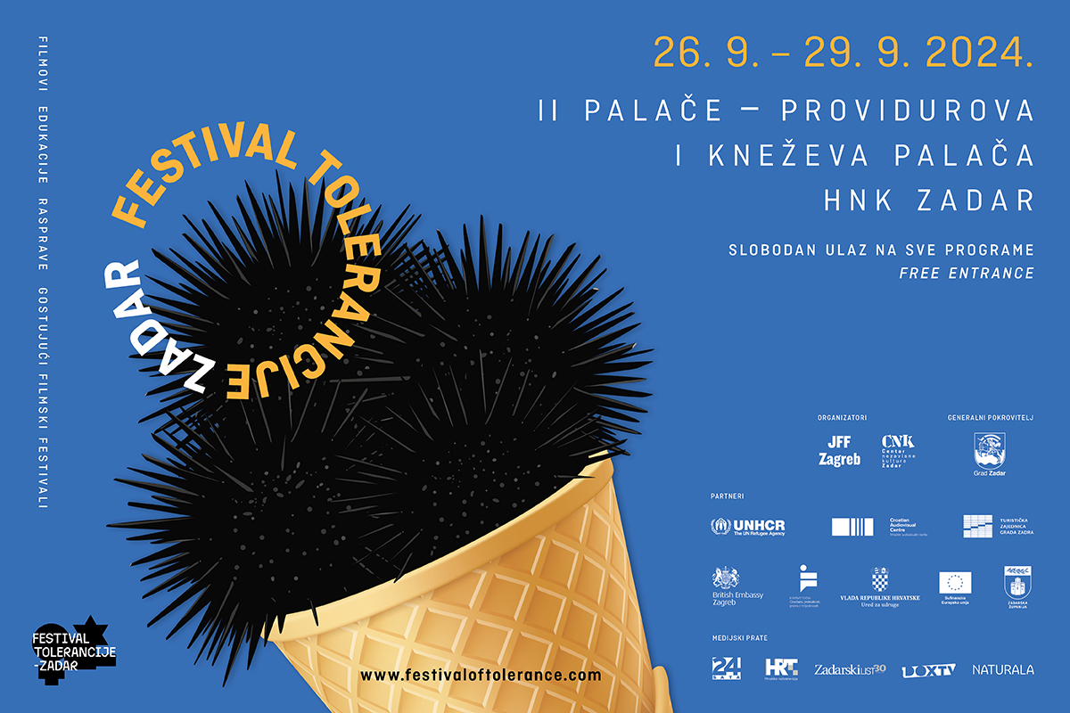 Poznat program i satnica za sva četiri dana 18. Festivala tolerancije koji će se od 26. - 29. rujna održati premijerno u Zadru