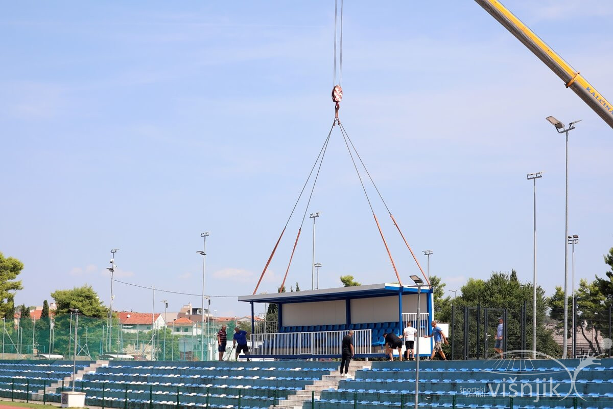 Nova montažna tribina – unaprjeđenje sportske infrastrukture u ŠC Višnjik
