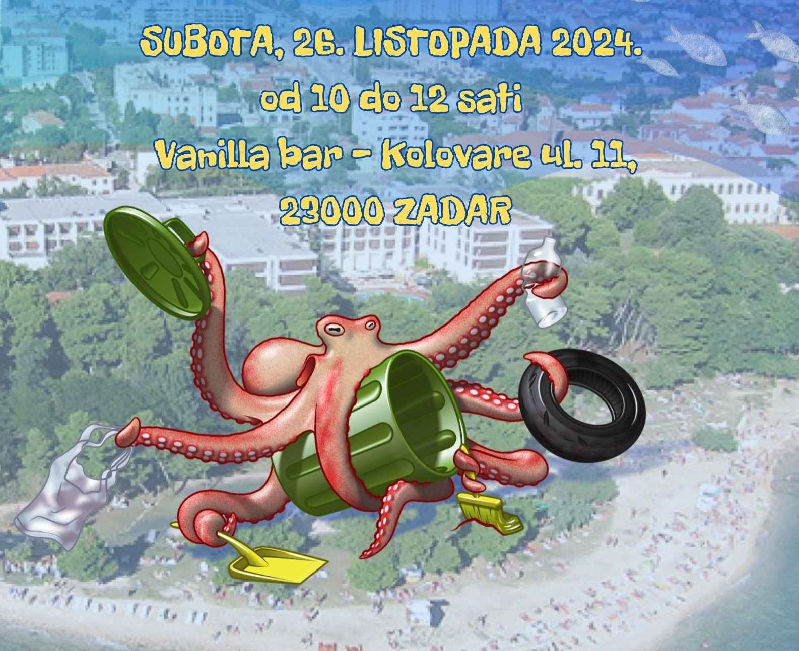 Zajednica tehničke kulture Zadarske županije organizira ekološku akcija čišćenja podmorja na Kolovarama