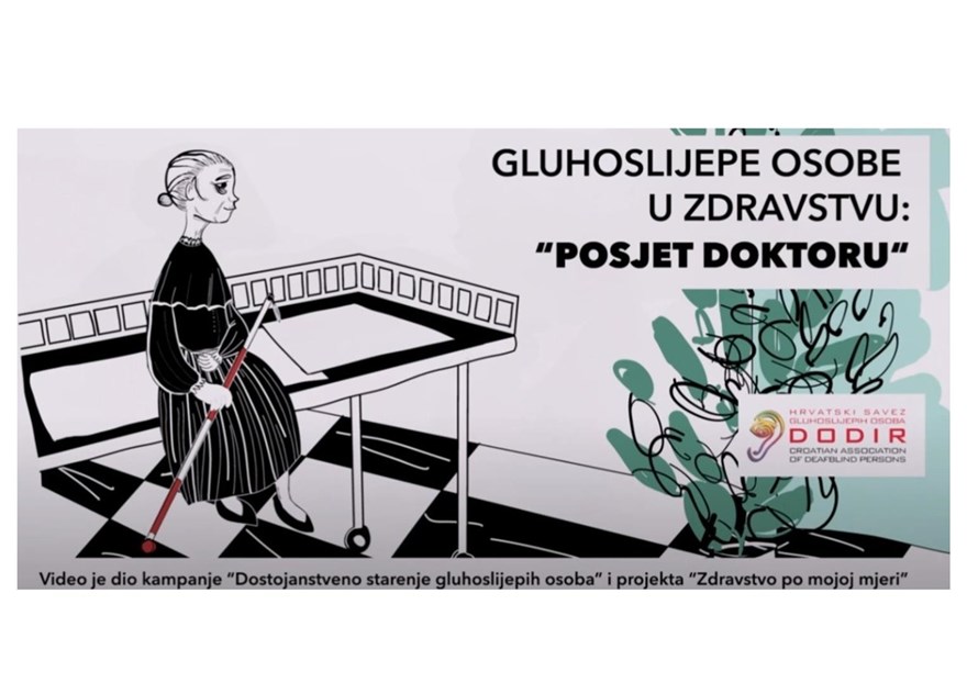 Hrvatski savez gluhoslijepih osoba "Dodir" provodi program za osnaživanje gluhoslijepih u zdravstvenom sustavu