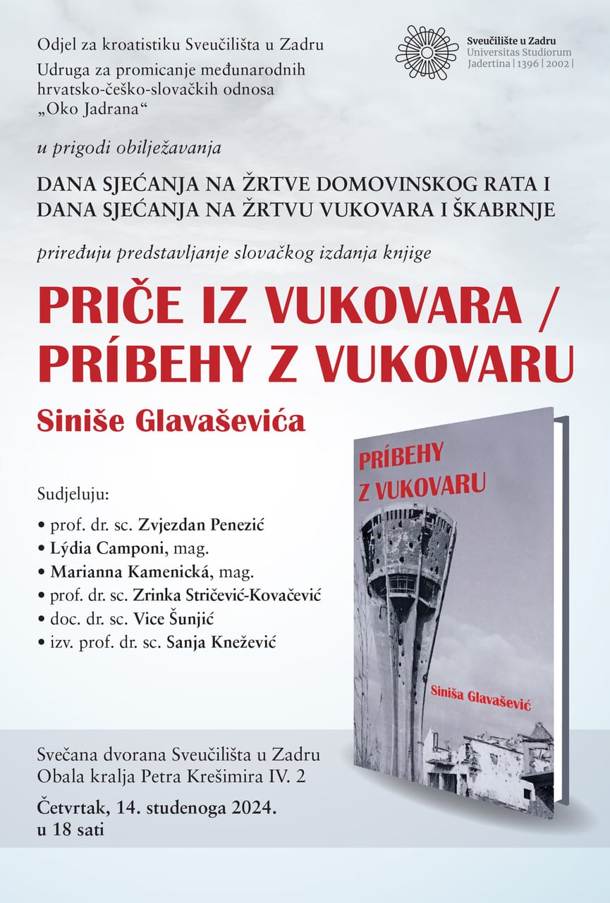 Predstavljanje slovačkog izdanja Priča iz Vukovara Siniše Glavaševića