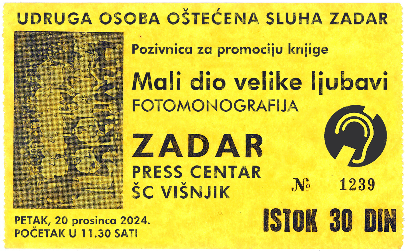 Predstavljanje foto monografije „Mali dio velike ljubavi“: Priča o zadarskoj košarci i društvenoj inkluziji