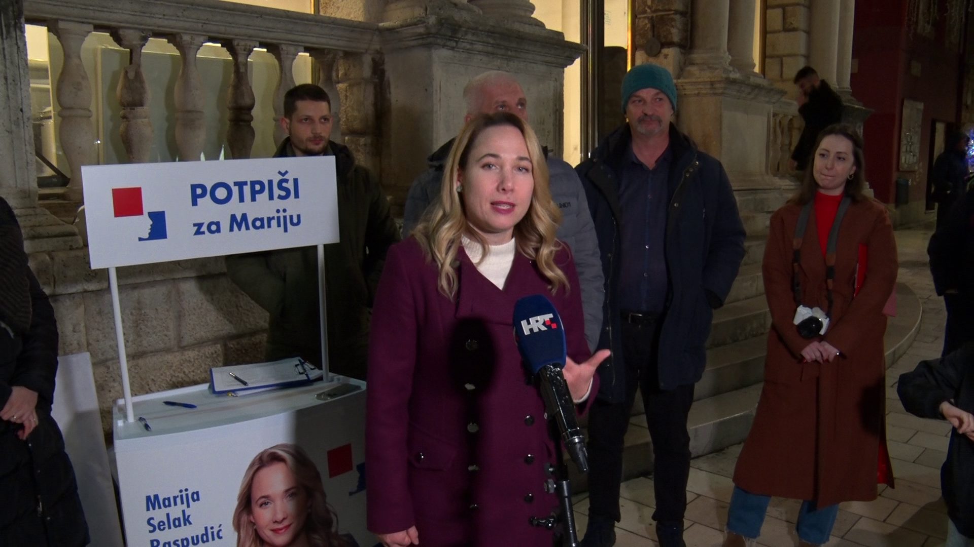 Marija Selak Raspudić u Zadru prikuplja potpise i najavljuje Hrvatsku bez statusa quo