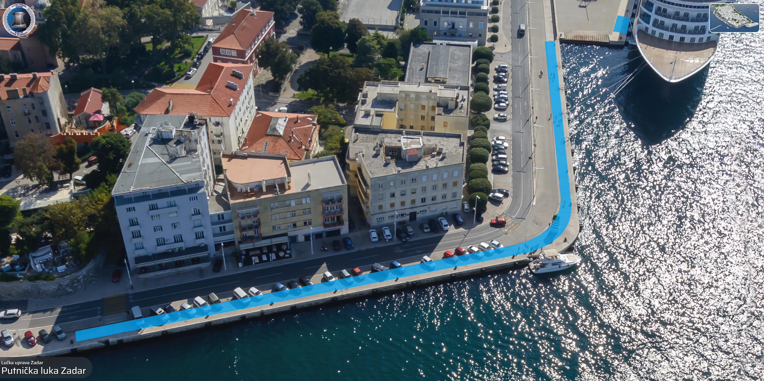 Sanacija manjeg dijela lučkog područja Lučke uprave Zadar - spoj Liburnske i Istarske obale