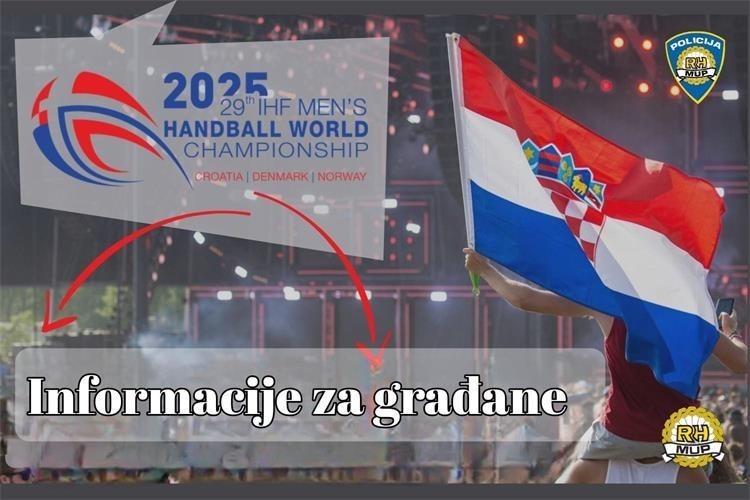 Doček članova Hrvatske rukometne reprezentacije u Zadru: savjeti za građane