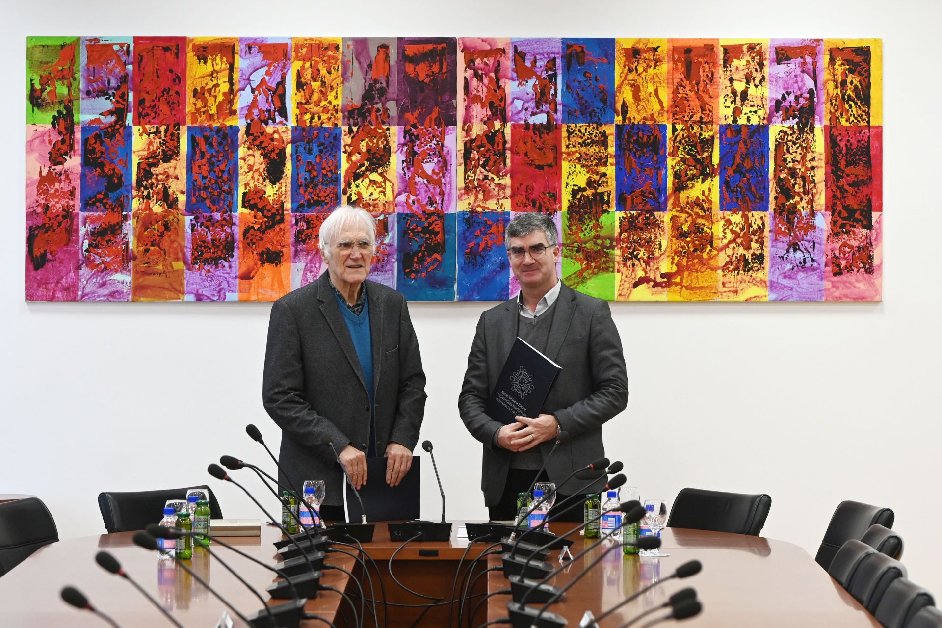 Akademik Igor Rončević darovao impresivnu sliku Sveučilištu u Zadru