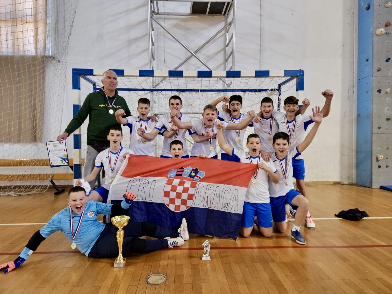 Učenici iz Pridrage pobjednici Futsal lige osnovnih škola Zadarske županije