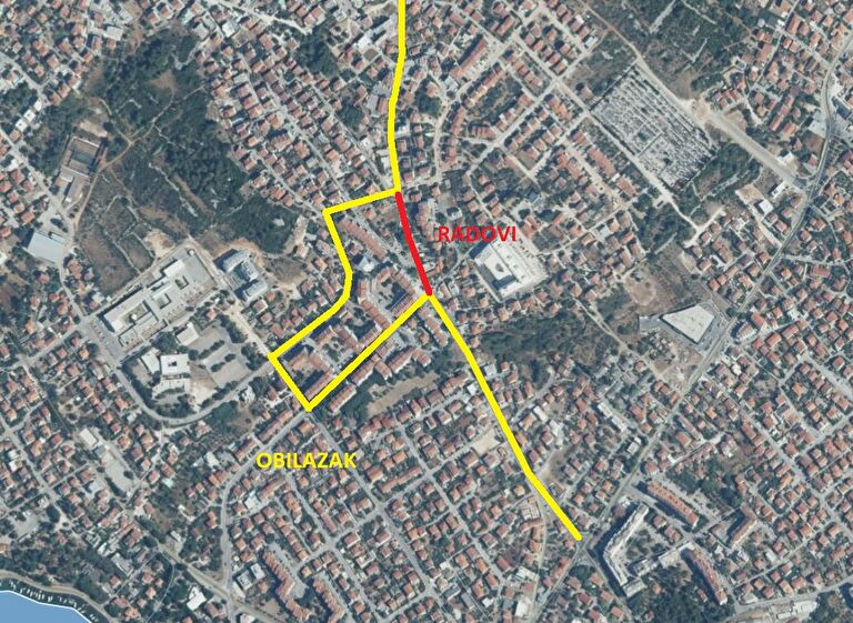 Privremena regulacija prometa u Zadru: Zatvaranje dijela ulice Put Nina zbog radova