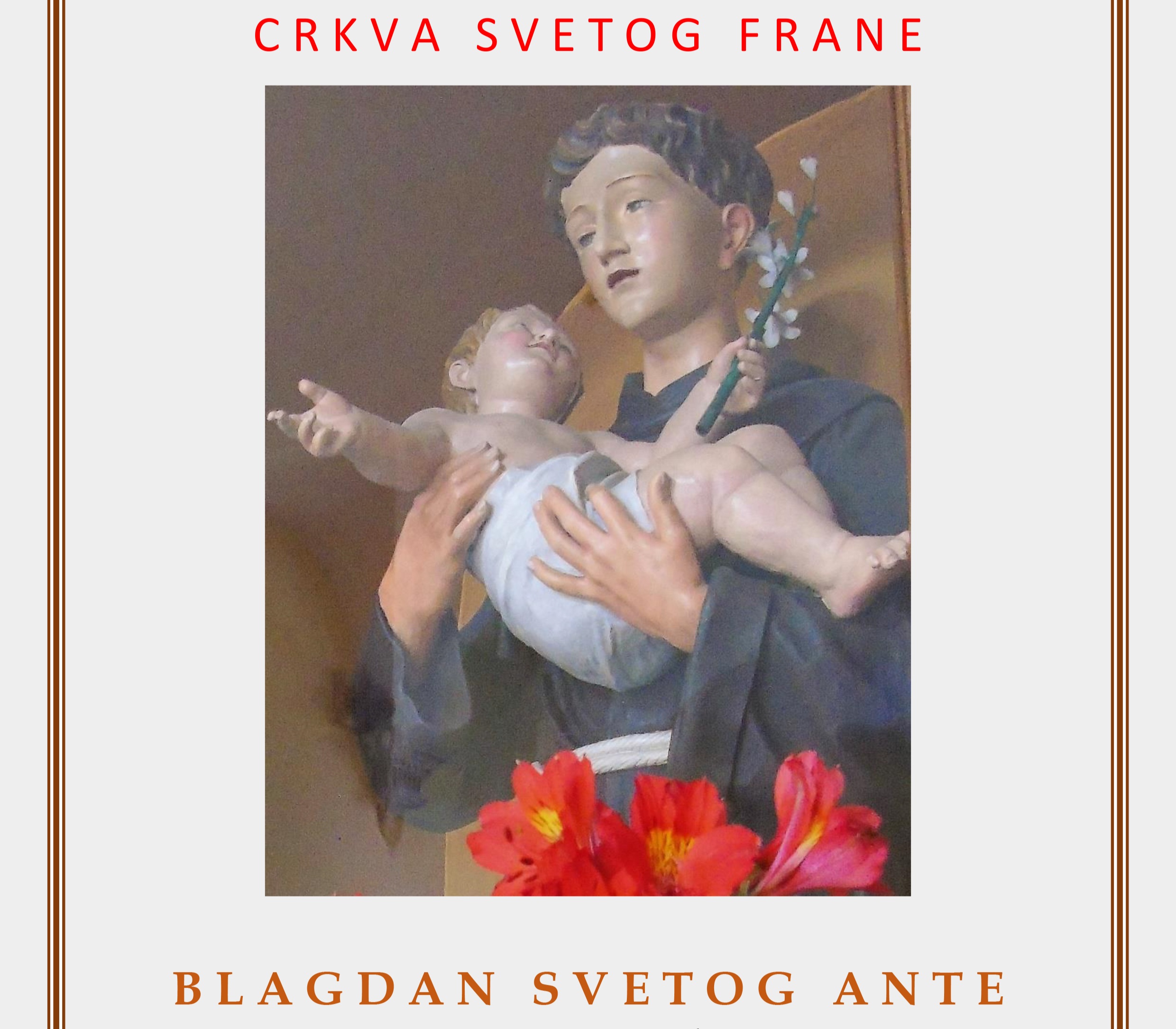 Zadrani slave blagdan svetog Ante u crkvi Svetog Frane