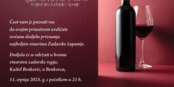 Benkovac postaje epicentar vinske scene: 15. jubilarni Vinfest u Kaštelu Benković