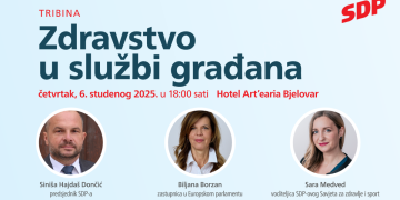 SDP započinje seriju deliberacijskih susreta: Prva tribina u Bjelovaru na temu zdravstva