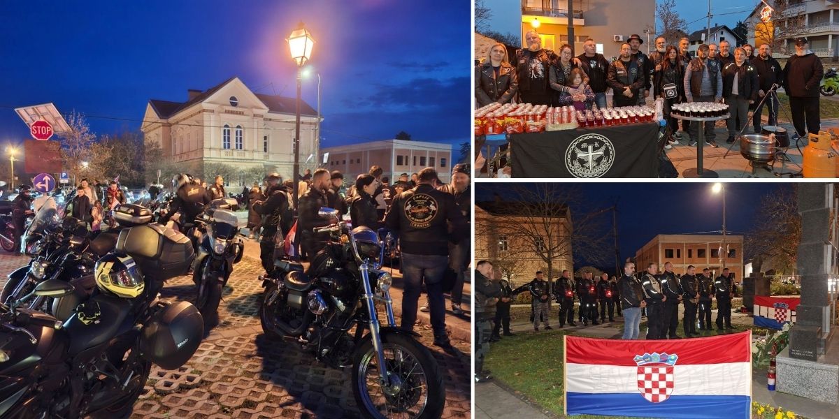 Gotovo tisuću sudionika u moto karavani posvećenoj Vukovaru, ovo je njihova ruta