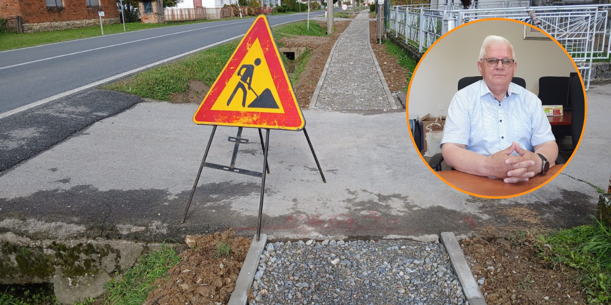 Do kraja godine, nogostup kroz cijelo naselje Končanica bit će u potpunosti saniran