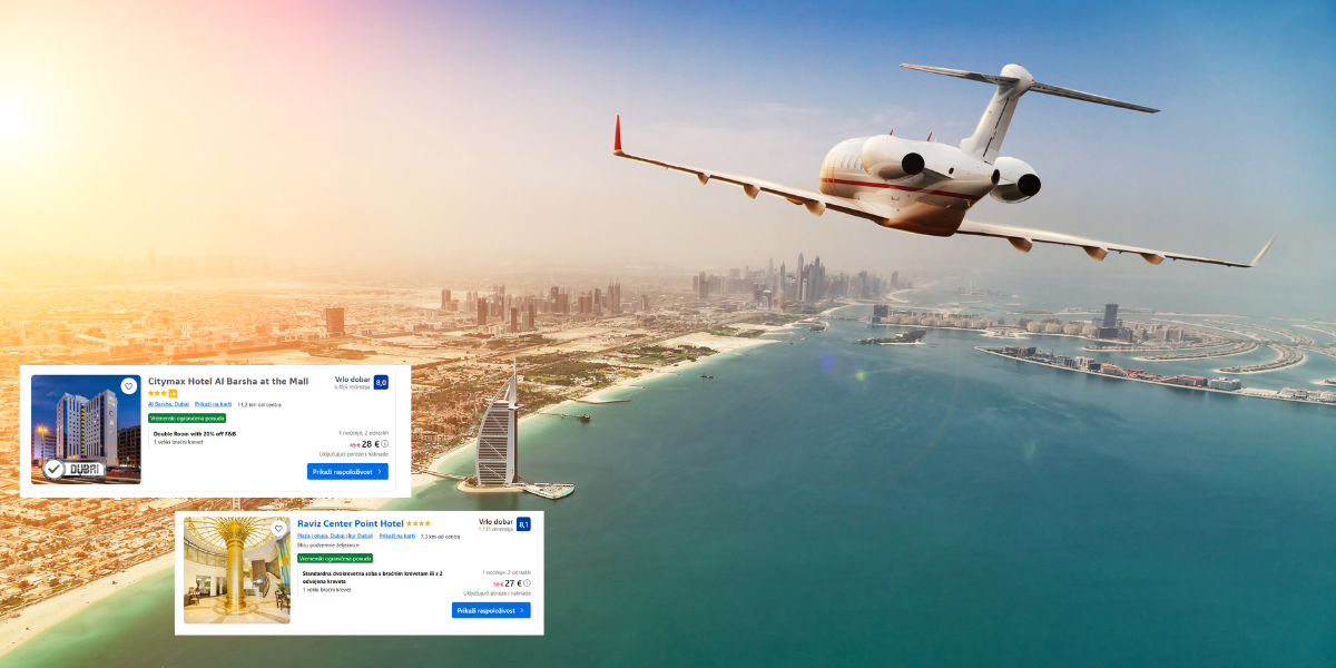 Samo za najhrabrije: Provjerili smo koliko košta noć u hotelima u Dubaiju