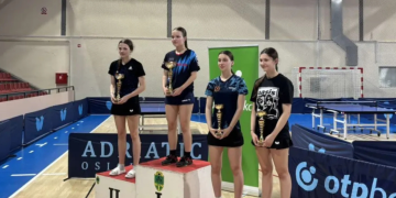 Dvije igračice bjelovarskog Stolnoteniskog kluba među najboljima u Hrvatskoj!