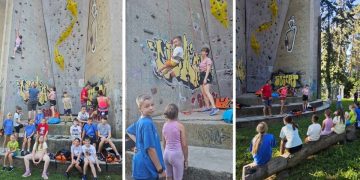 Visine ih nisu zaustavile: Mali planinari pokazali hrabrost na umjetnoj stijeni