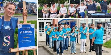 [FOTO] Bake i djedovi doveli su unuke na proslavu: „Vlak u snijegu” i nakon 50 godina spaja generacije
