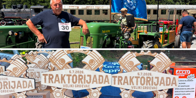 [FOTO] Veličanstveni retro primjerci ukrasili Veliki Grđevac: U Lovrakovom centru brujali su traktori