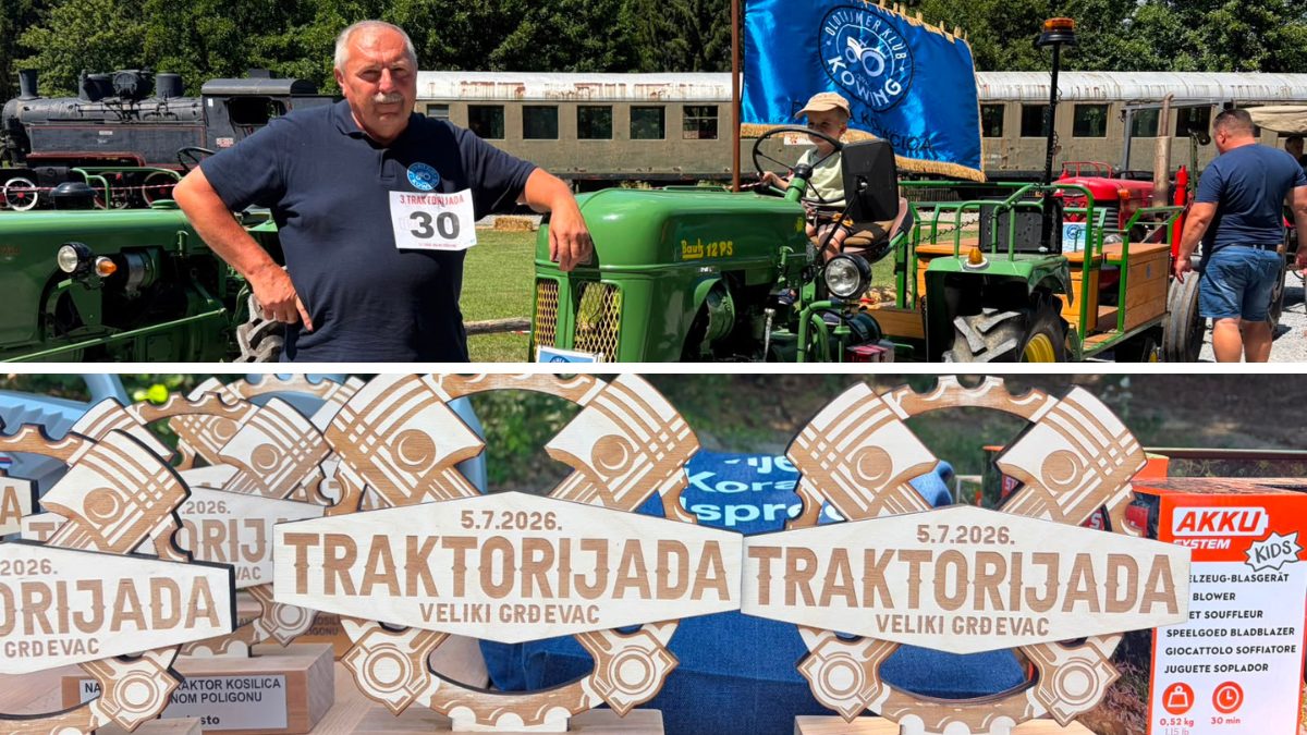 (FOTO) Veličanstveni retro primjerci ukrasili Veliki Grđevac; u Lovrakovom centru brujali su traktori