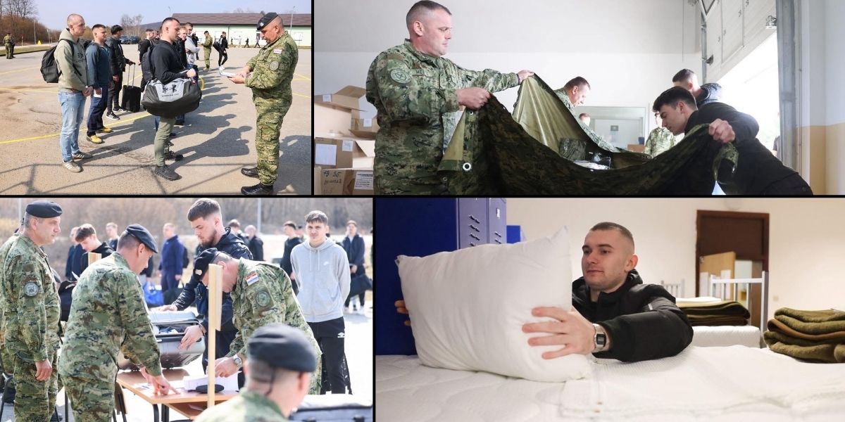 [FOTO] Ročnici zauzeli vojarne: Više od polovice polaznika su...