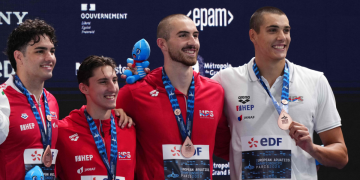 Plivački Euro: Sjajna hrvatska štafeta 4×100 slobodno osvojila broncu!