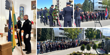 [FOTO] Dan policije protekao u znaku sjećanja: Odali počast kolegama koji nisu dočekali slobodnu Hrvatsku