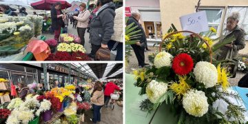 Ovako izgleda ponuda cvijeća na tržnici uoči Svih svetih. Provjerili smo cijene, ali i radno vrijeme cvjećara