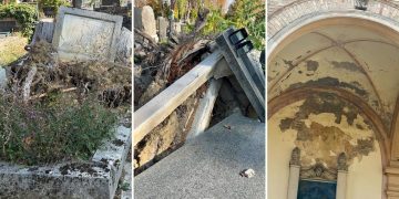 [FOTO] Otvorene grobne ploče, grobovi obrasli u korov, propuštena prilika za obnovu crkve